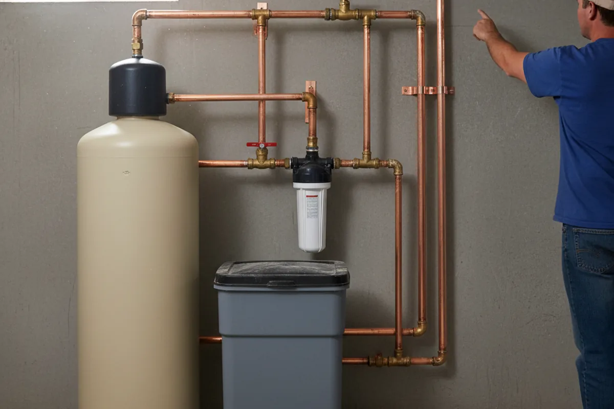 Whole-house water treatment system installed in Benton